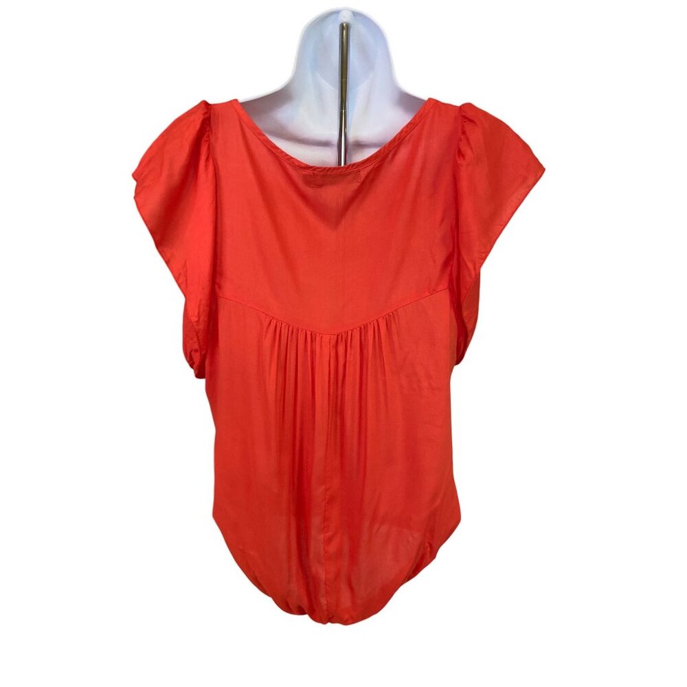 Unity World Plus Size Pl Red Embroidered Peasant … - image 2